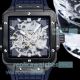 Best Replica Hublot Square Bang Unico Auto Blacksteel Blue Rubber Strap 42 mm (3)_th.jpg